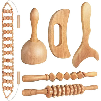 Wooden Massage Therapy Tools