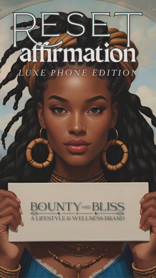 Reset Deck: Luxe Phone Edition – Digital Affirmation Wallpapers (Static & Animated)